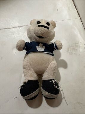 Carlton Bear Toronto Maple Leafs Plush NHL Hockey Mascot 8 Inches